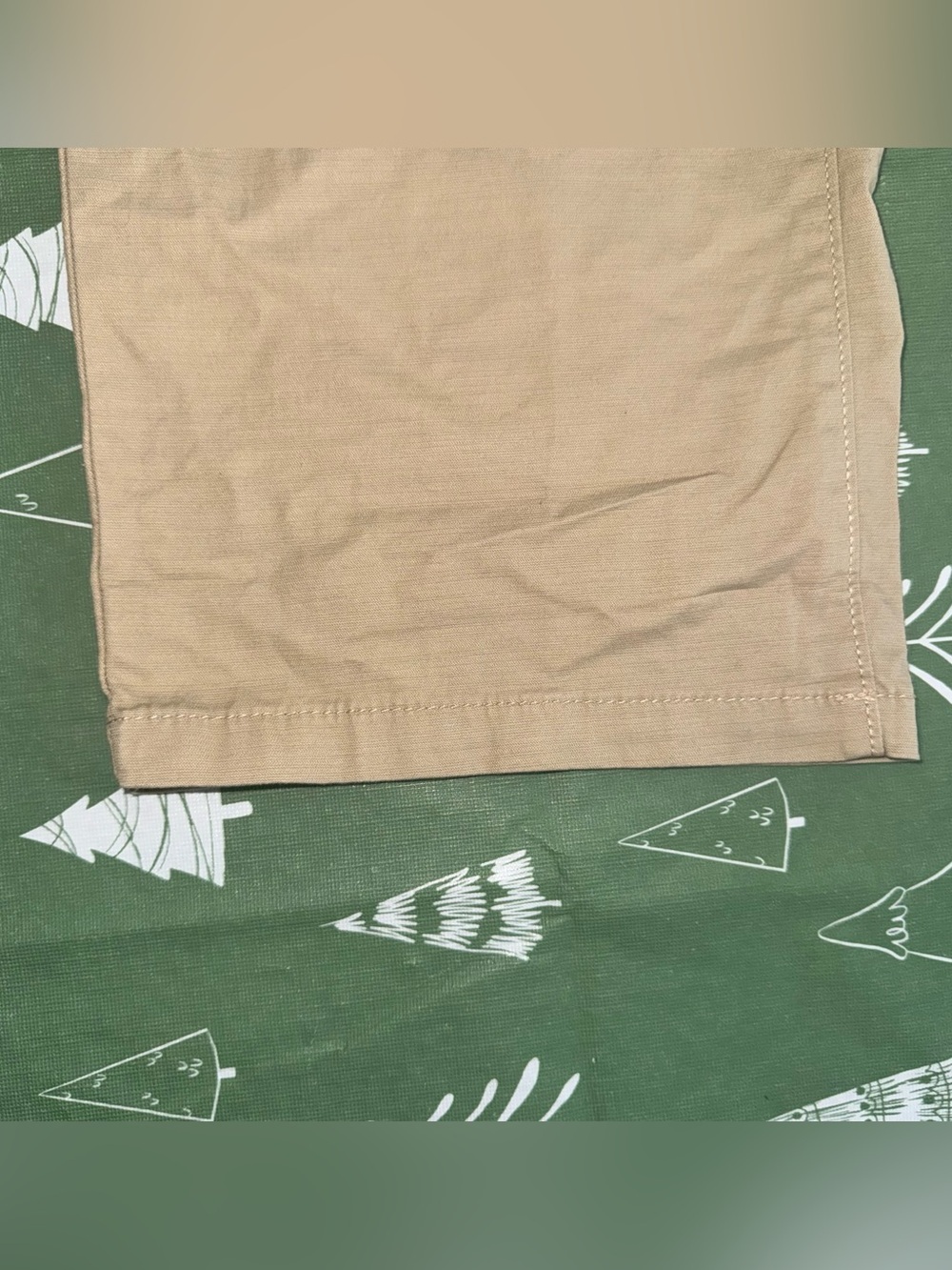 George Men’s Weekend Chino Pull-On Pants XL 40-42 Khaki Stretch Straight Leg - Picture 4 of 15